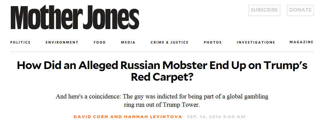 Russian Mobser and Trump